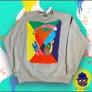 FAE Custom Handpainted I Love Me Crew/Hoodie